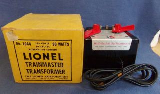 Lionel No.  1044 Trainmaster Transformer 90 Watts W/ Whistle Control,  Box