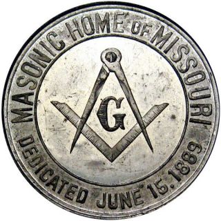 Missouri Masonic Home Dedication Token Medal