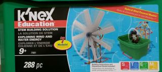 Exploring Wind And Water Energy K Nex Education Set Knex Stem Construction Fast