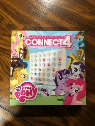 My Little Pony Connect 4 Game Complete Limited Edition