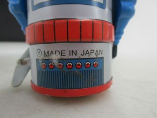 Mr.  Atomic Cragstan Robot Wind - Up Tin Toy Japan Made 3