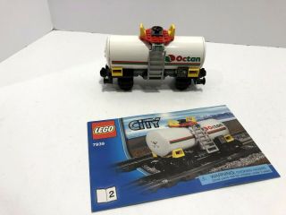 Lego Train: Rc Train: Gas Transport Car Only From Cargo Train 7939