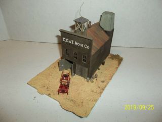 Fine Craft Models Ho Scale C.  G.  T Hose Co.  Fire House Stalion,  Pro Built A21