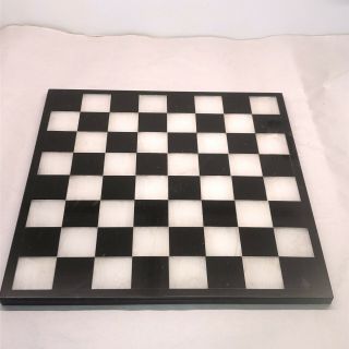 Chess Board Marble 13.  25 " Black And White - Checkers - Awesome