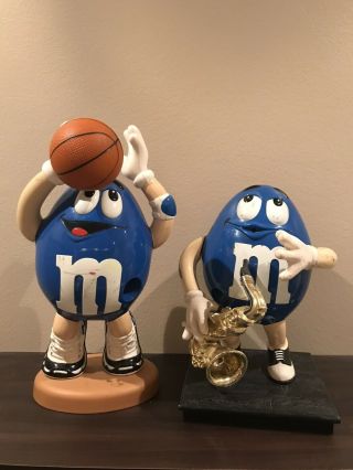 M&m 2 Large Blue Figures Mars