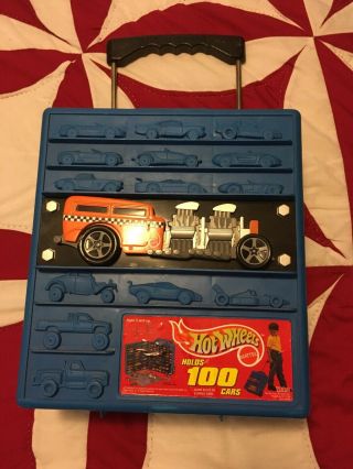 Vintage Hot Wheels Case With Wheels (holds 100 Cars)
