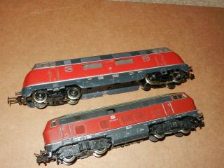 2 Marklin Diesel Locomotives,  Ho Scale,