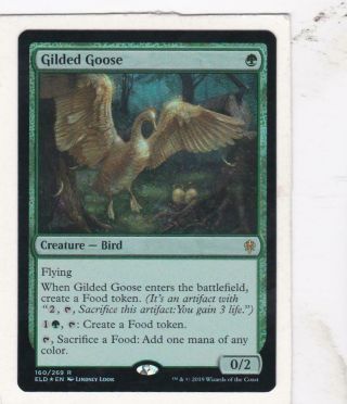 Magic: Mtg: Throne Of Eldraine: Foil: Gilded Goose