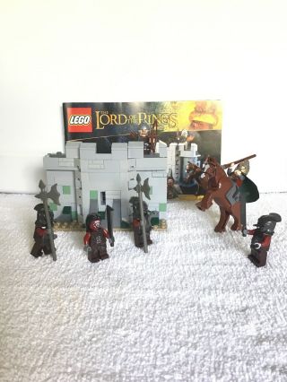 Lego Lord Of The Rings 9471 Uruk - Hai Army And Instructions.  Missing Catapult.