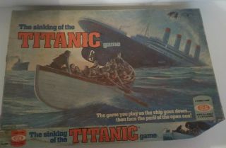 1976 Ideal The Sinking Of The Titanic Board Game