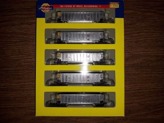 N Scale Athearn Union Pacific Bethgon Coal Porter 5 Pack