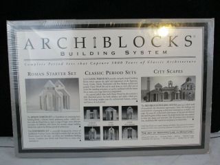 Archiblocks Building System Wood Blocks Post Gothic Period Set - 3