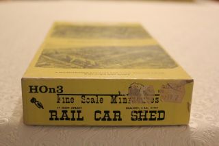 Fine Scale Miniatures,  Kit 175 Ho Rail Car Shed Craftsman Kit.