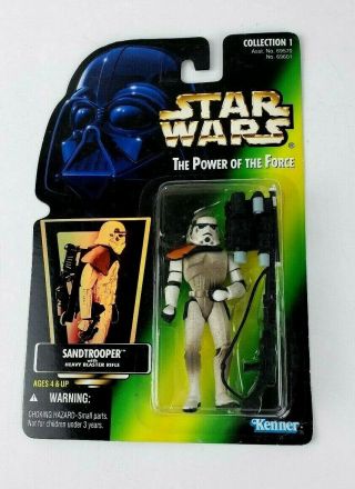 1996 Star Wars Power Of The Force Sandtrooper Action Figure Vintage