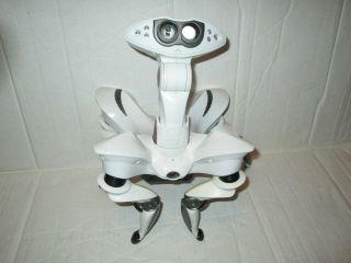 2007 Wowwee Robot Roboquad White Parts No Remote