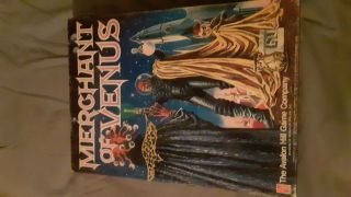 Avalon Hill Merchant Of Venus 1980s Science Fiction Tabletop Game