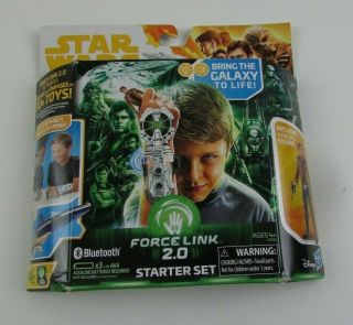 Star Wars Force Link 2.  0 Starter Set & Hans Solo Figure (y - 2)