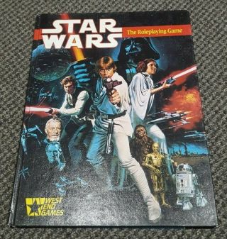 Star Wars The Roleplaying Game - West End Games 40001 Rpg Hc 1st Edition