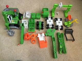 Matchbox Mega Rigs Car Crusher & Mbx Recycle Truck Building System Toy