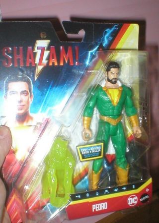 Shazam Movie Figure Pedro,  Never Opened,  From Mattel.