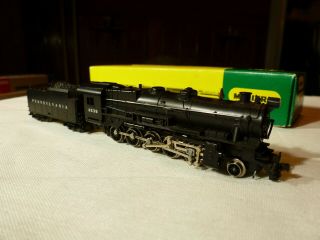 N Minitrix Prr 2 - 10 - 0 Steam Locomotive Item 2072 Loco 4638