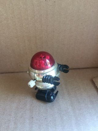 Vintage Tomy Wind Up Mini Robot Red Cap Toy Vintage Collectible 1977 Great