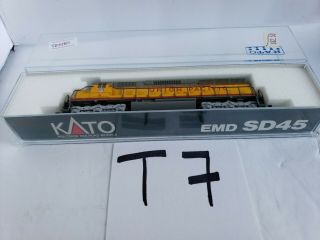 N Scale Kato Union Pacific Emd Sd45 Locomotive Train 9 T7