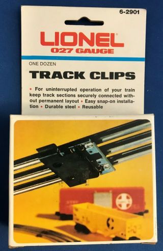 1 Package Of 12 Lionel 027 Gauge Train Clips