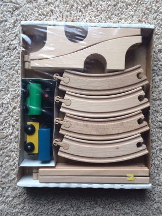 Ikea 20 Piece Wooden Train Set For Kids