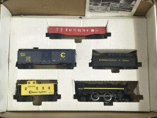 Vintage Lionel 8627 Die Cast Metal Engine Locomotive Train 027 Gauge,  4 Cars