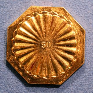 Memento of the California Fifty Dollar Gold Slug by the Pioneers 2
