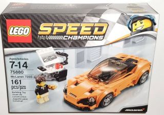 Lego Speed Champions Set 75880 Mclaren 720s Race Sports Car & Factory