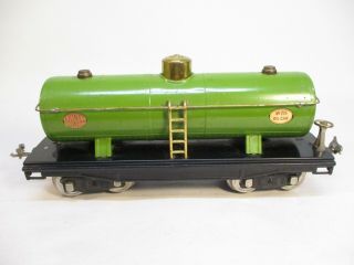 Lionel 215 Oil Tank Car P Green Brass Standard Gauge X1944
