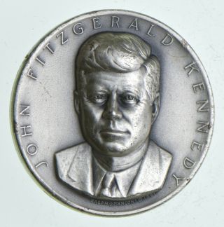 High Relief John F Kennedy Medallic Arts.  999 Silver Round Medal 24g 527