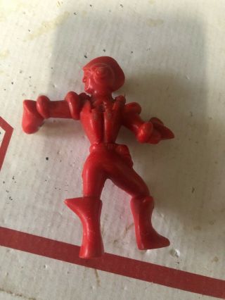Vintage 1950 ' s Ajax Archer Space Figure Spaceman Marx Plastic Red Pose 2