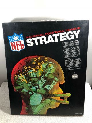 1972 Nfl National Football League Strategy - Tudor Games