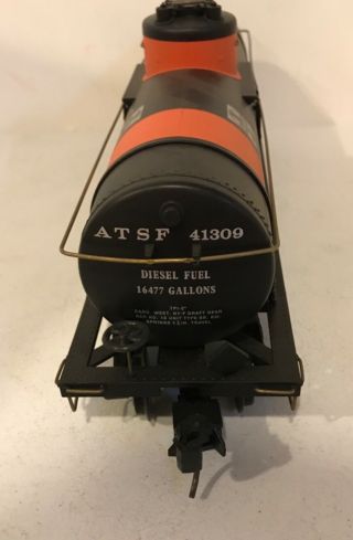 Aristocraft ART - 41309 Single Dome Chemical Tank Car Santa Fe 3