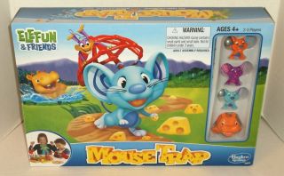Elefun And Friends Mousetrap Game Kids Family Hasbro 2013 Mouse Trap