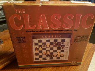The Classic 1985 Electronic Chess Game Fidelity International