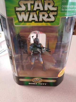 Hasbro Star Wars Power Of The Force Boba Fett 300th Special Edition Figure.  2000