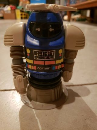 Vintage Robo Force Toy Roboforce Robot Ideal 1984 Blue Coptor Copter