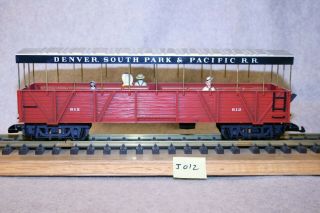 Lgb 31260 Sightseeing Observation Car Denver South Park & Pacific 812 G Scale
