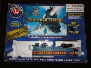 Lionel Polar Express Train Set G - Gauge Model 7 - 11458