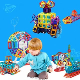 Magnetic Building Blocks Toys For Kids Education Toys For Kids Baby Xmas Gifts