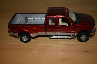 Ford F - 350 Duty Dually Die Cast Truck Red Truck