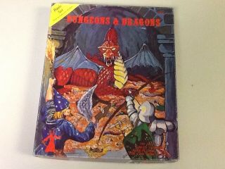 1980 Tsr Dungeons & Dragons Dungeon Basic Set With Game Book Module Book