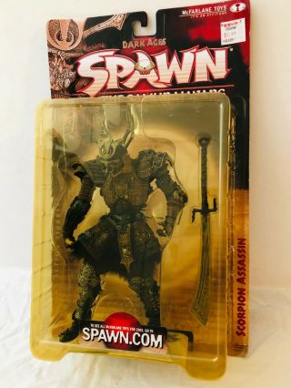 2001 Mcfarlane Spawn Samurai Wars Dark Ages Series 19 Figure - Scorpion Assassin
