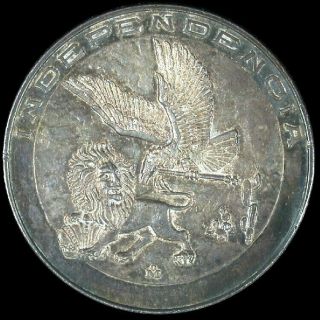 Mexico 150th Anniversary Of The Constitution Of Apatzingan 1964 Silver Medal