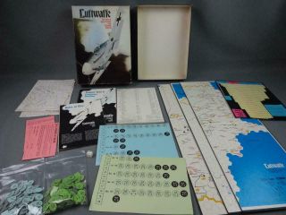 Vintage Avalon Hill Bookcase War Board Game Luftwaffe German Plane Combat 100