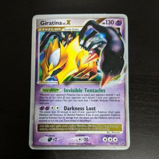 Ultra Rare Giratina Lv.  X - Platinum Mp 124/127 Pokemon